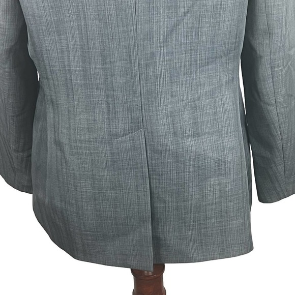 LE‎ SUIT ONE BUTTON CAREER BLAZER IN GRAY NWOT WOMEN'S SIZE 10P - Picture 9 of 15